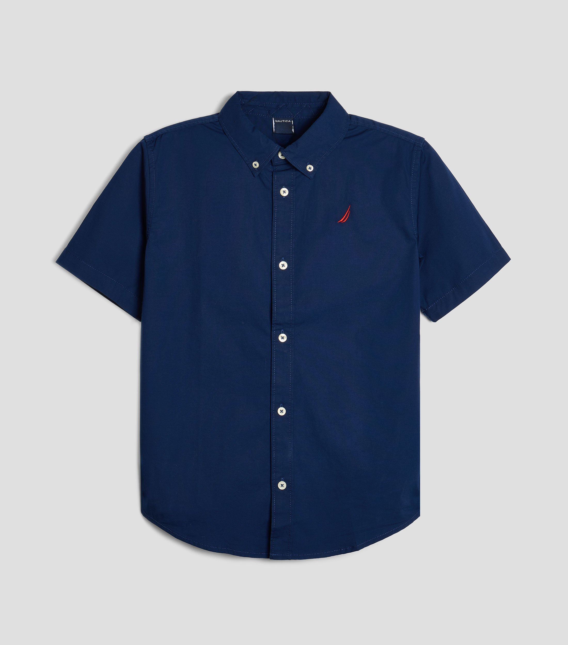 Camisa lisa manga corta Niño